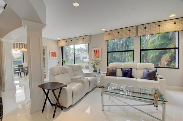 Interior, Living room, Recessed Lighting
