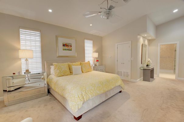 Bedroom, Interior, Recessed Lighting