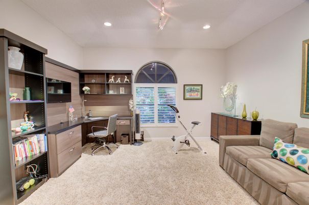 Fitness Equipment, Home Office, Interior, Recessed Lighting