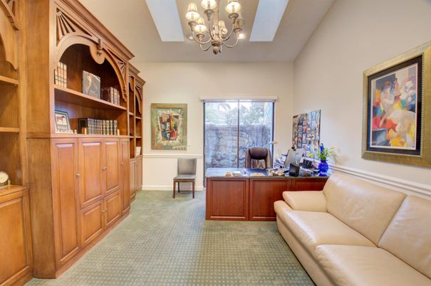 Chandelier, Home Office, Interior