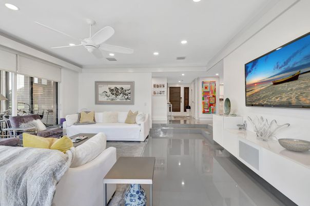 Interior, Living room, Recessed Lighting