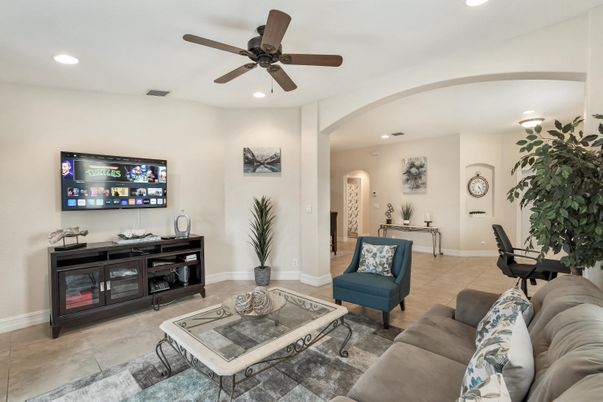 Interior, Living room, Recessed Lighting