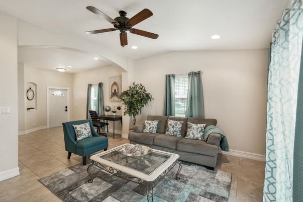 Interior, Living room, Recessed Lighting