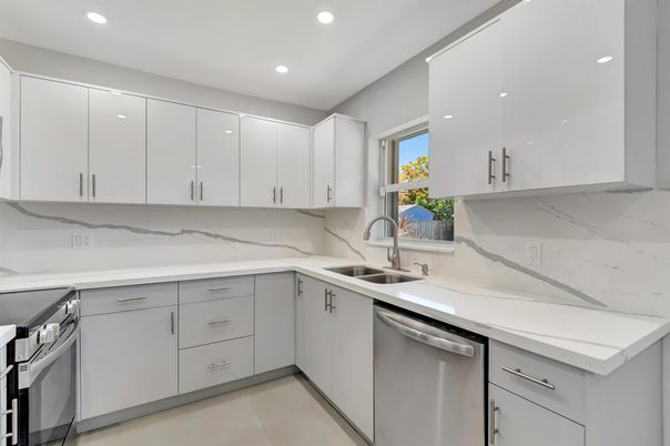Interior, Kitchen, Recessed Lighting, Stainless Steel Appliances