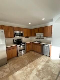Interior, Kitchen, Recessed Lighting, Stainless Steel Appliances