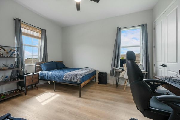 Bedroom, Home Office, Interior, Wood Texture Flooring