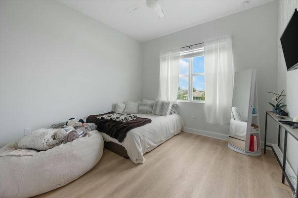 Bedroom, Interior, Wood Texture Flooring