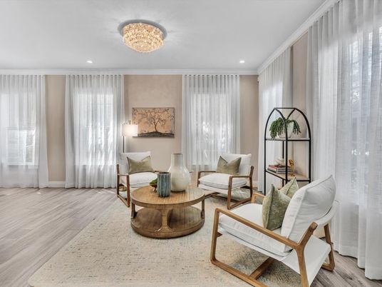 Chandelier, Interior, Living room, Recessed Lighting, Wood Texture Flooring