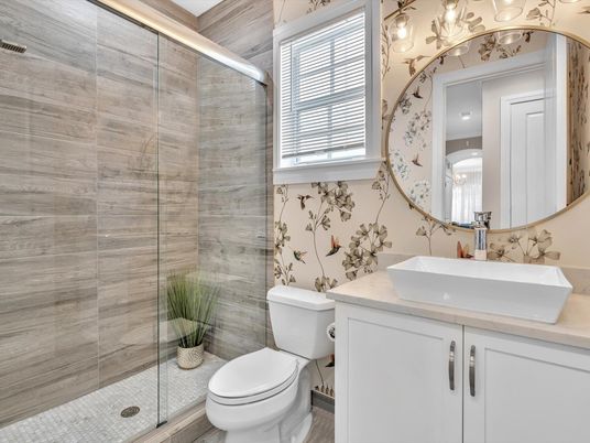 Bathroom, Glass Shower, Interior