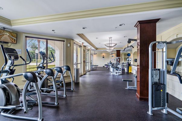 Fitness Equipment, Gym, Interior, Pendant Lights, Recessed Lighting