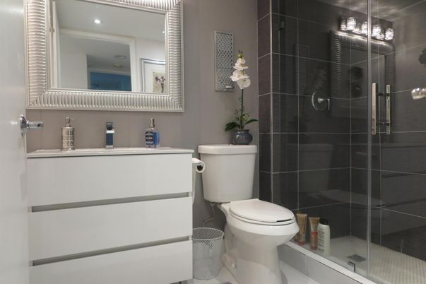 Bathroom, Glass Shower, Interior