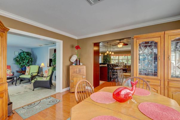 Dining room, Interior, Wood Texture Flooring