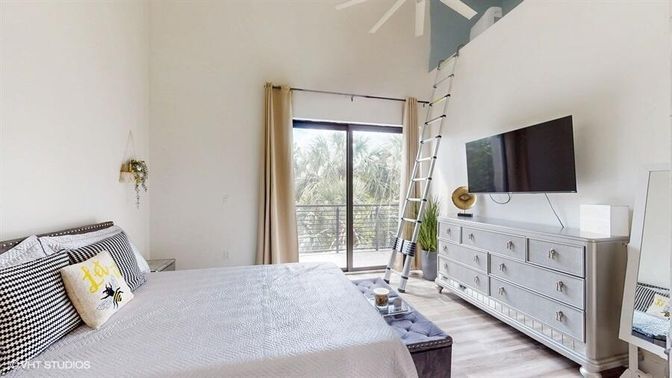 Bedroom, Interior, Wood Texture Flooring