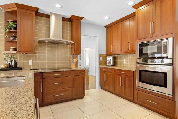 Interior, Kitchen, Recessed Lighting, Stainless Steel Appliances