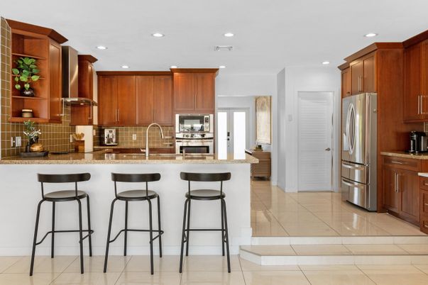 Interior, Kitchen, Recessed Lighting, Stainless Steel Appliances
