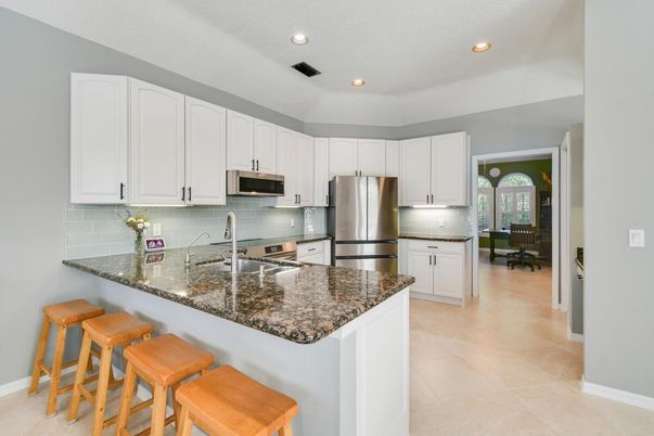 Interior, Kitchen, Recessed Lighting, Stainless Steel Appliances