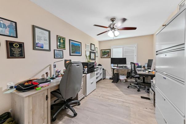 Home Office, Interior, Wood Texture Flooring