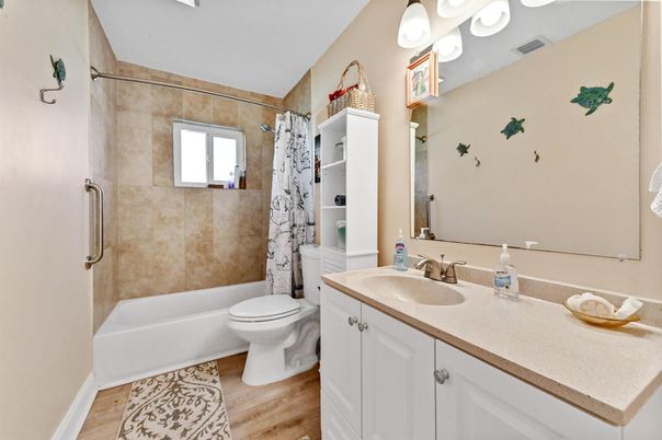 Bathroom, Interior, Wood Texture Flooring