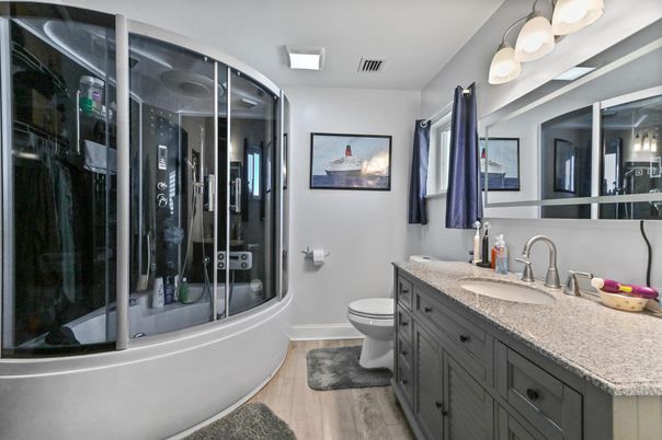 Bathroom, Interior, Wood Texture Flooring