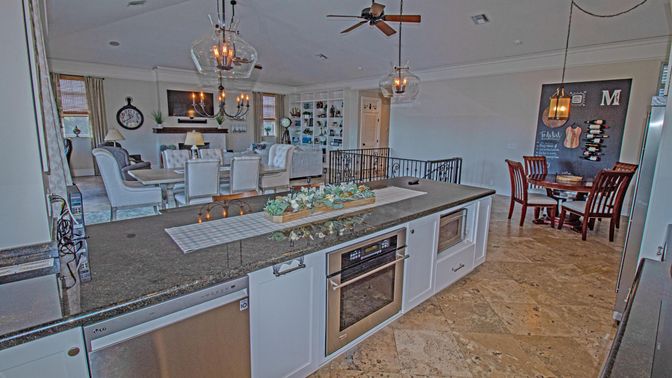 Chandelier, Dining room, Interior, Kitchen, Living room, Pendant Lights, Recessed Lighting