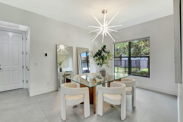 Dining room, Interior, Pendant Lights