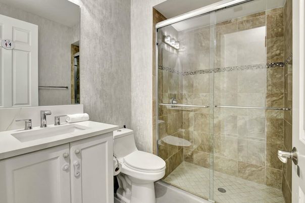 Bathroom, Glass Shower, Interior