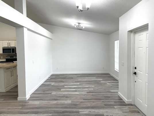 Empty room, Interior, Kitchen, Wood Texture Flooring