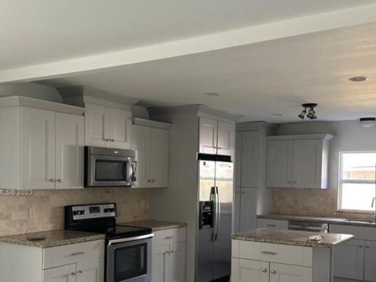 Interior, Kitchen, Recessed Lighting, Stainless Steel Appliances