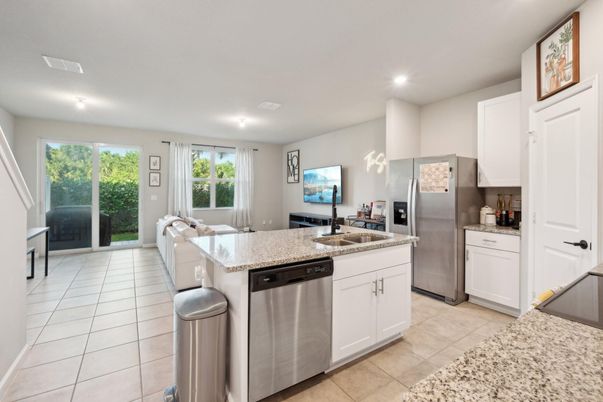 Interior, Kitchen, Living room, Recessed Lighting, Stainless Steel Appliances