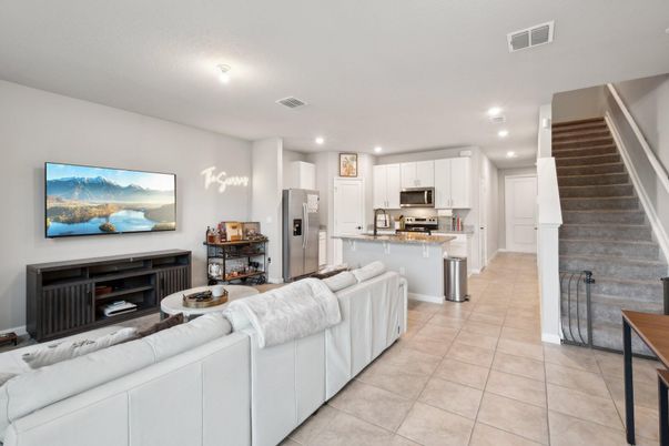 Interior, Kitchen, Living room, Recessed Lighting, Stainless Steel Appliances