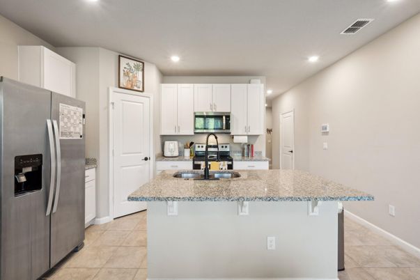 Interior, Kitchen, Recessed Lighting, Stainless Steel Appliances