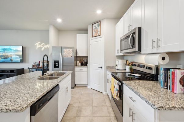 Interior, Kitchen, Recessed Lighting, Stainless Steel Appliances