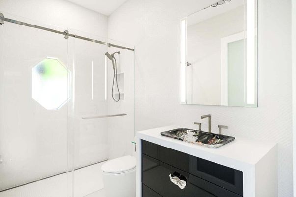 Bathroom, Glass Shower, Interior