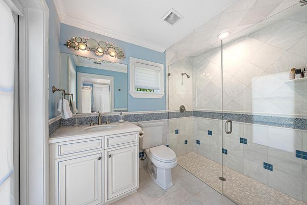Bathroom, Glass Shower, Interior