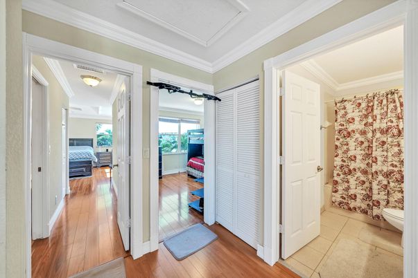 Bathroom, Interior, Wood Texture Flooring
