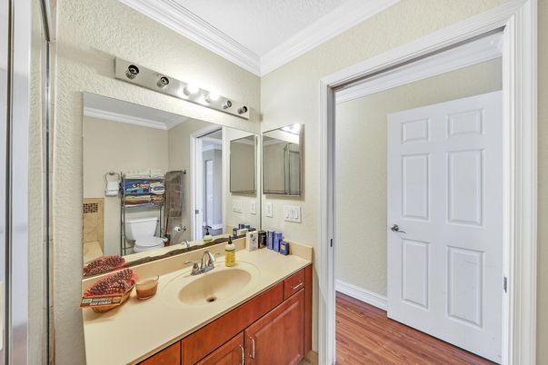 Bathroom, Interior, Wood Texture Flooring