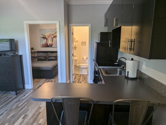 Bathroom, Dining room, Interior, Wood Texture Flooring