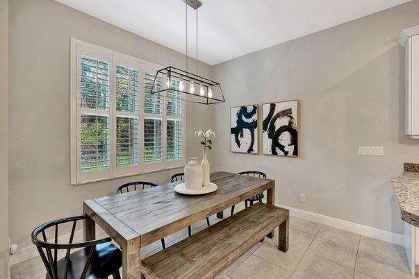 Dining room, Interior, Pendant Lights