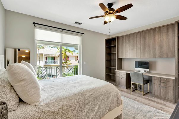 Bedroom, Home Office, Interior, Wood Texture Flooring