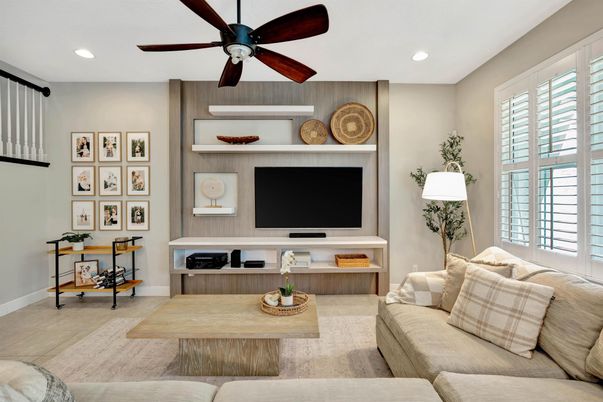 Interior, Living room, Recessed Lighting