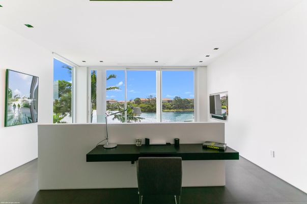 Home Office, Interior, Recessed Lighting, Water