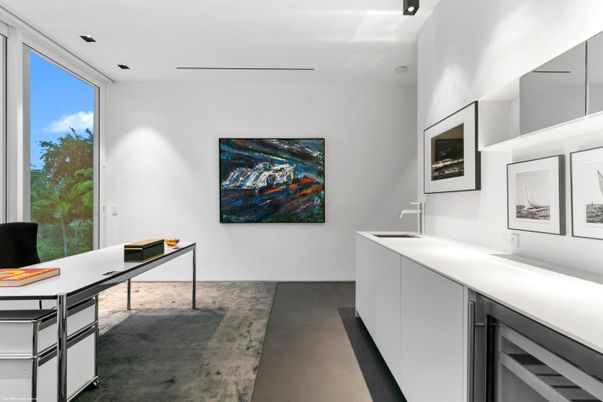 Home Office, Interior, Recessed Lighting