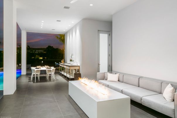 Dining room, Interior, Living room, Recessed Lighting