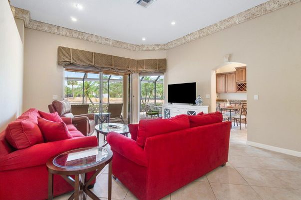 Interior, Living room, Recessed Lighting