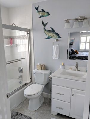 Bathroom, Glass Shower, Interior