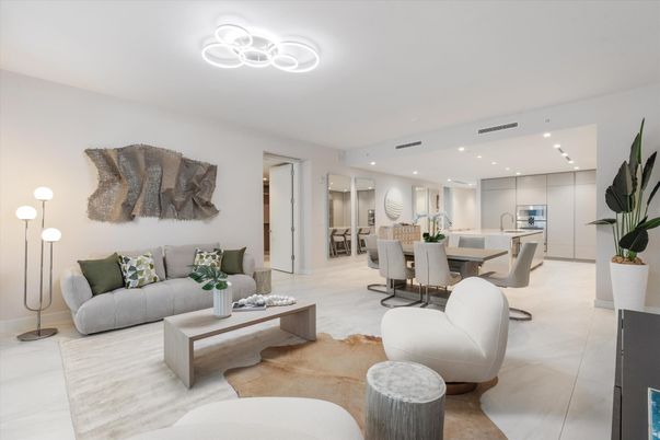 Dining room, Interior, Kitchen, Living room, Pendant Lights, Recessed Lighting