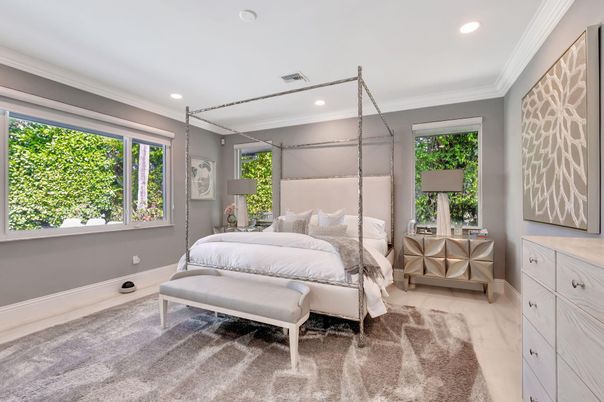 Bedroom, Interior, Recessed Lighting