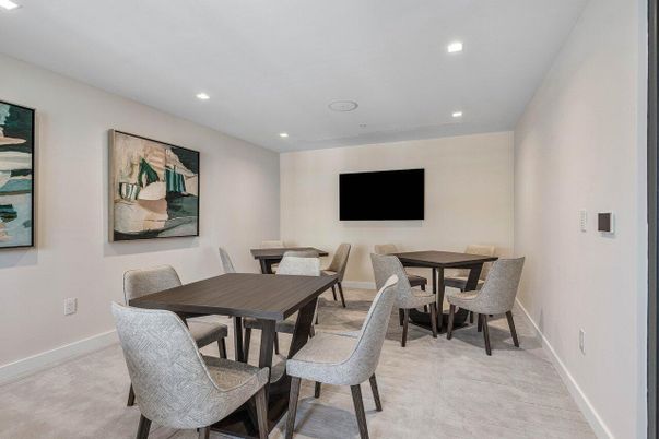 Dining room, Interior, Recessed Lighting