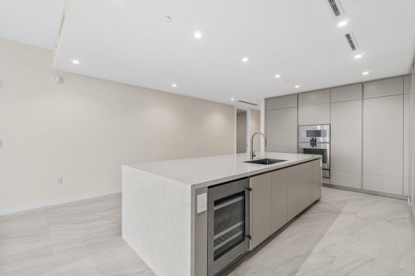 Interior, Kitchen, Marble, Recessed Lighting, Stainless Steel Appliances