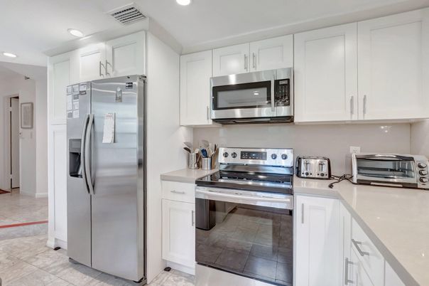 Interior, Kitchen, Recessed Lighting, Stainless Steel Appliances